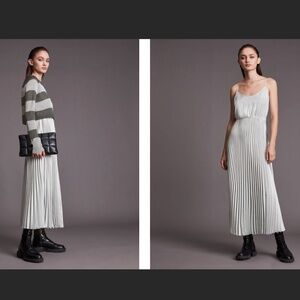 ALLSAINTS Jaclyn Shine slip Dress Size XSMALL PRICE FIRMMMMM